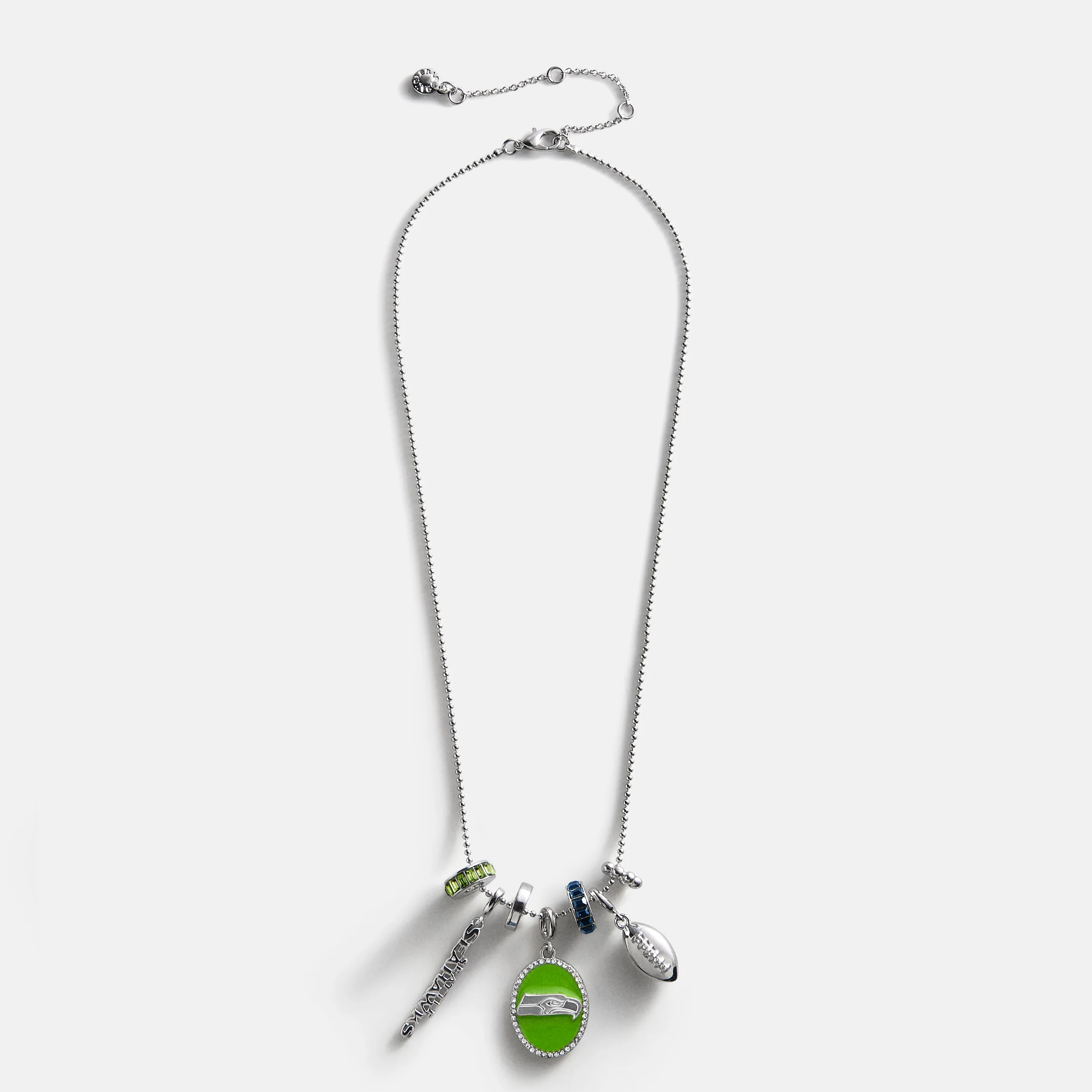 NFL Cluster Charm Necklace - Seattle Seahawks