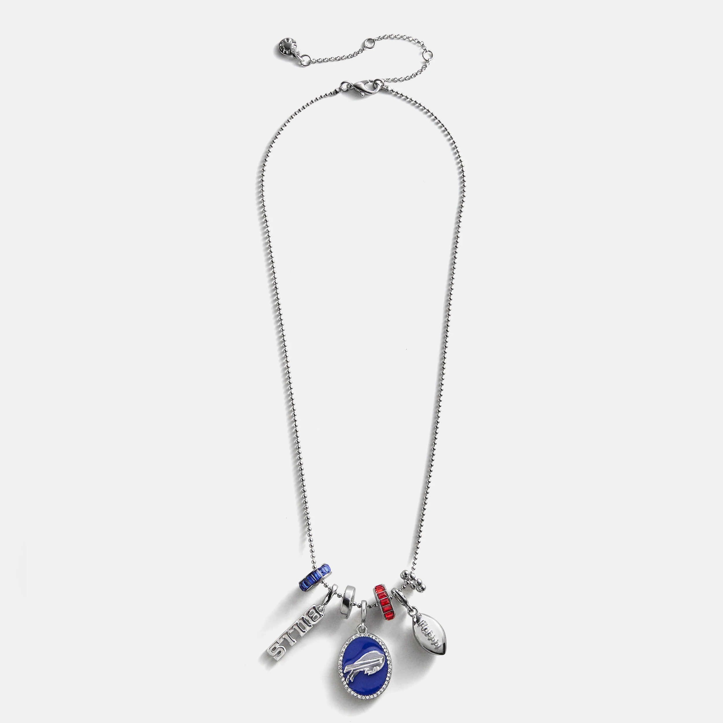 NFL Cluster Charm Necklace - Buffalo Bills