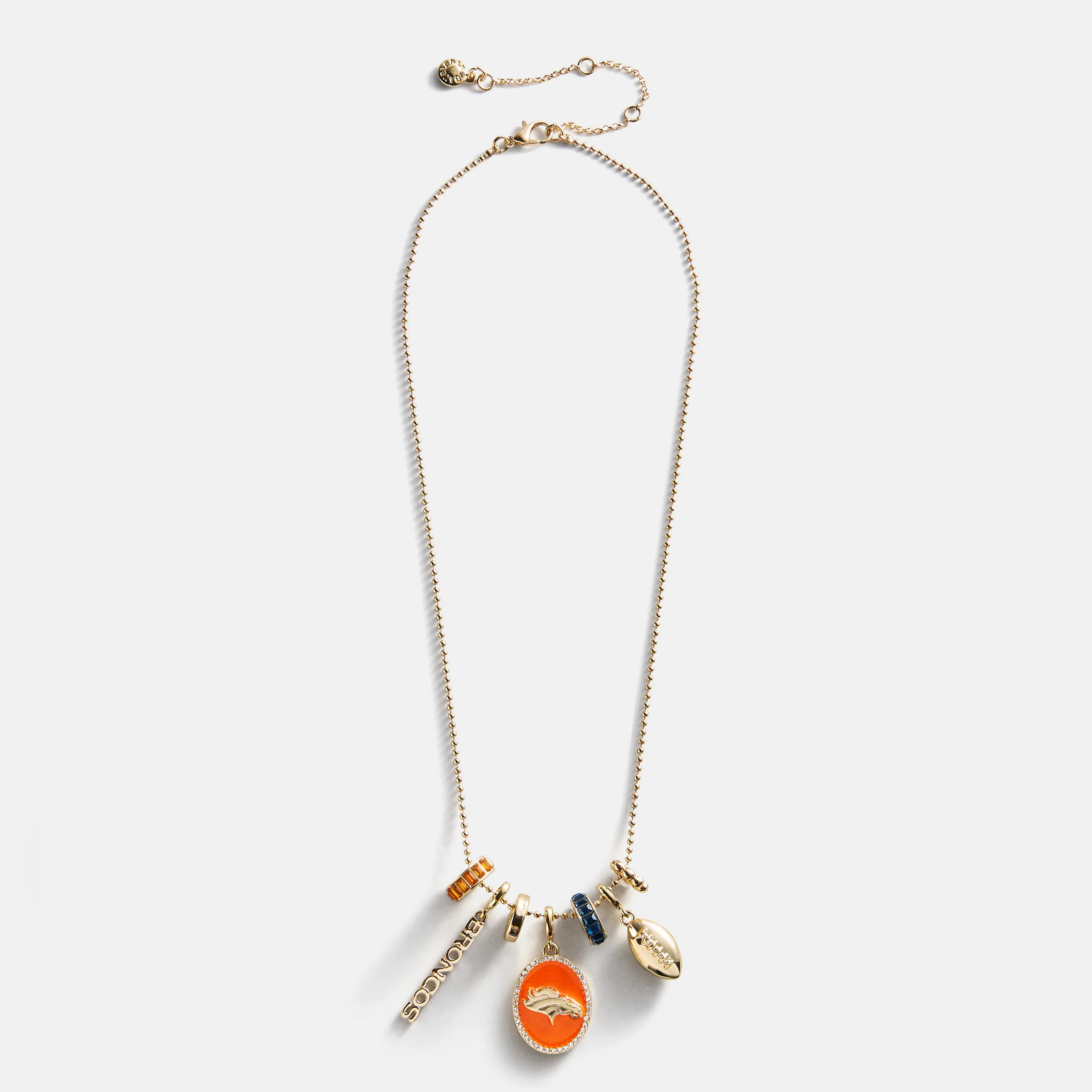 NFL Cluster Charm Necklace - Denver Broncos