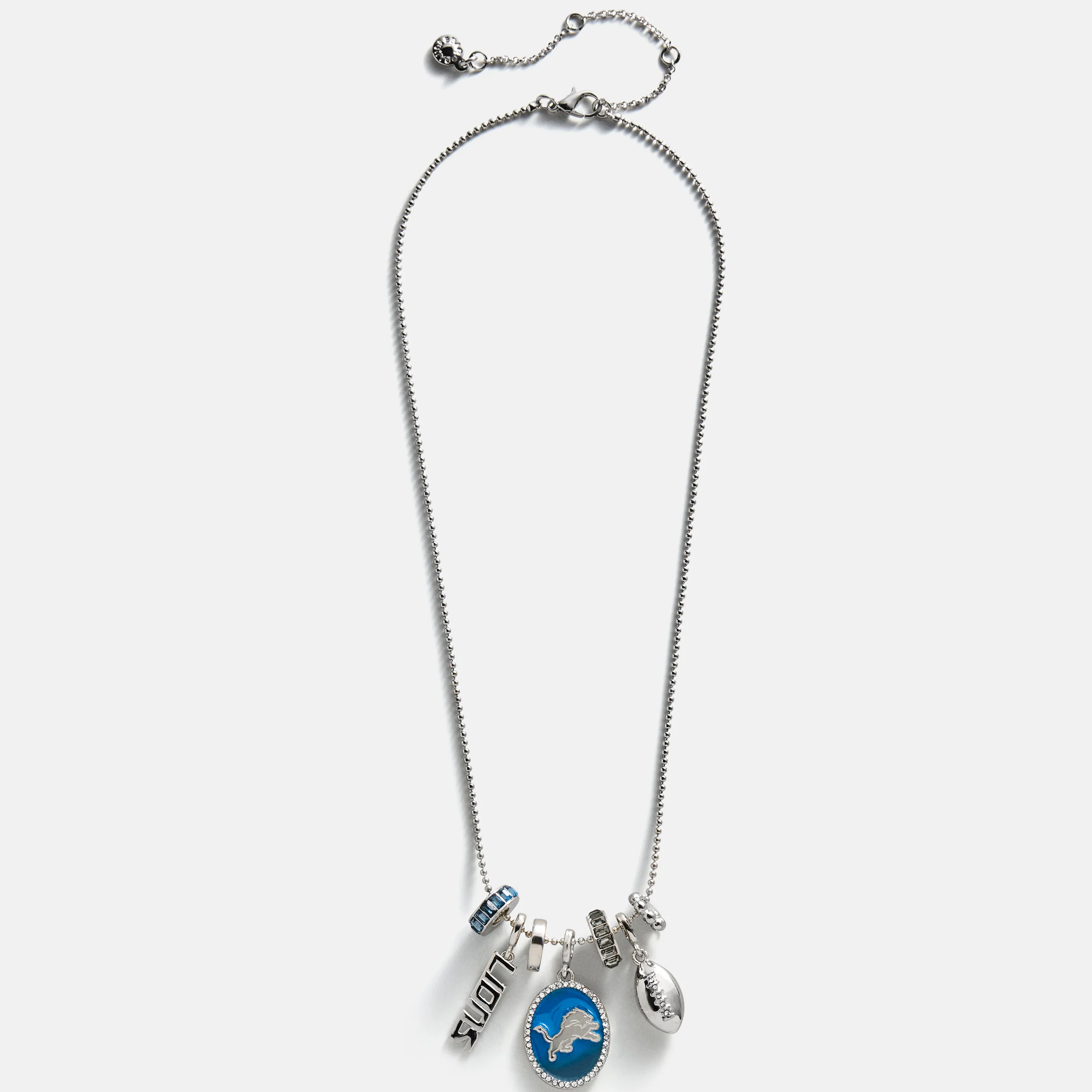NFL Cluster Charm Necklace - Detroit Lions
