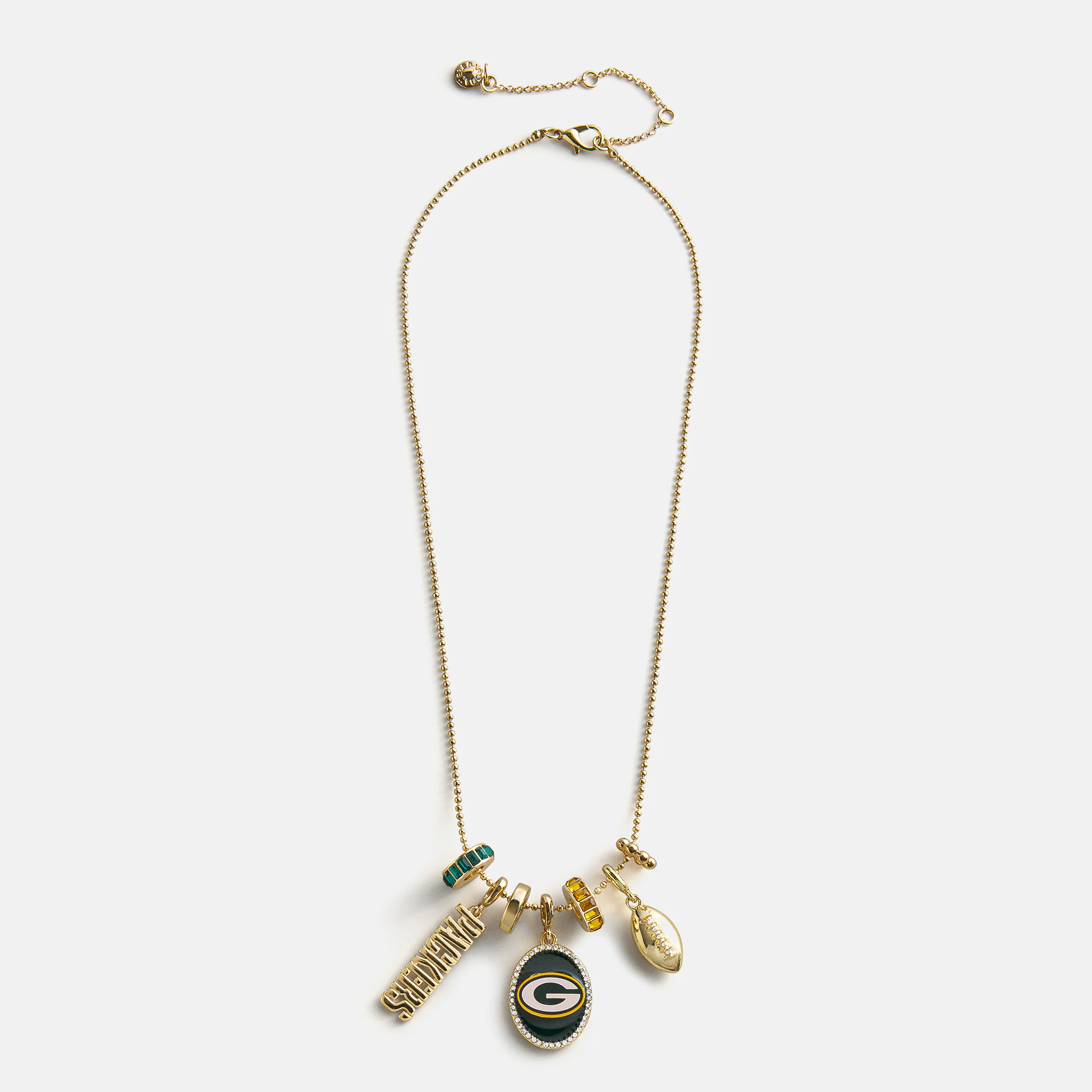 NFL Cluster Charm Necklace - Green Bay Packers