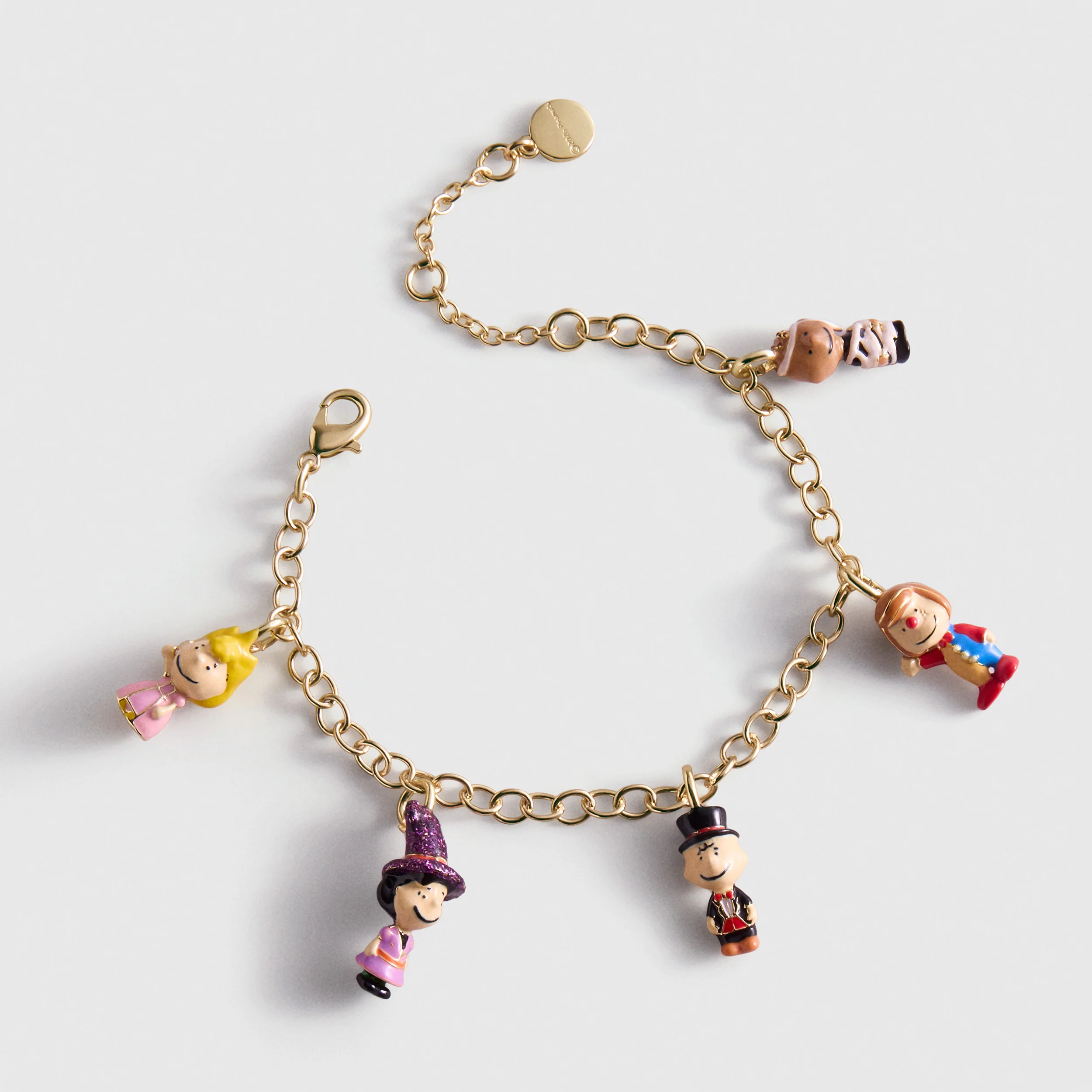 Peanuts Halloween Character Charm Bracelet
