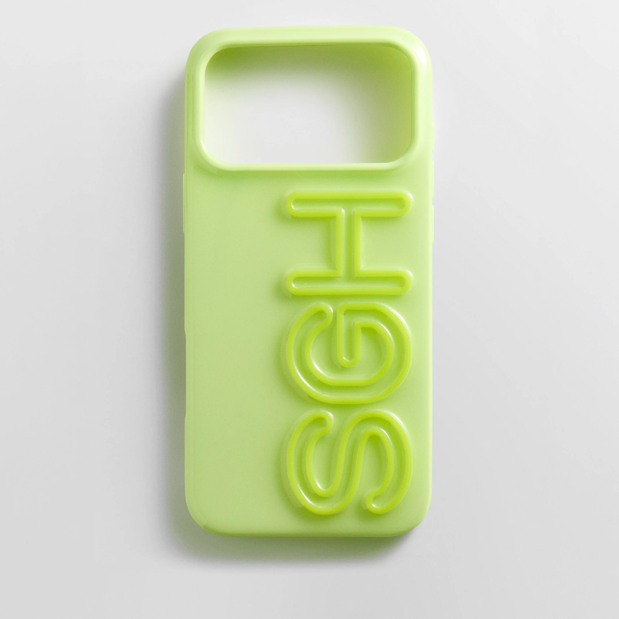 Fine Line Custom iPhone Case - Chartreuse/Chartreuse