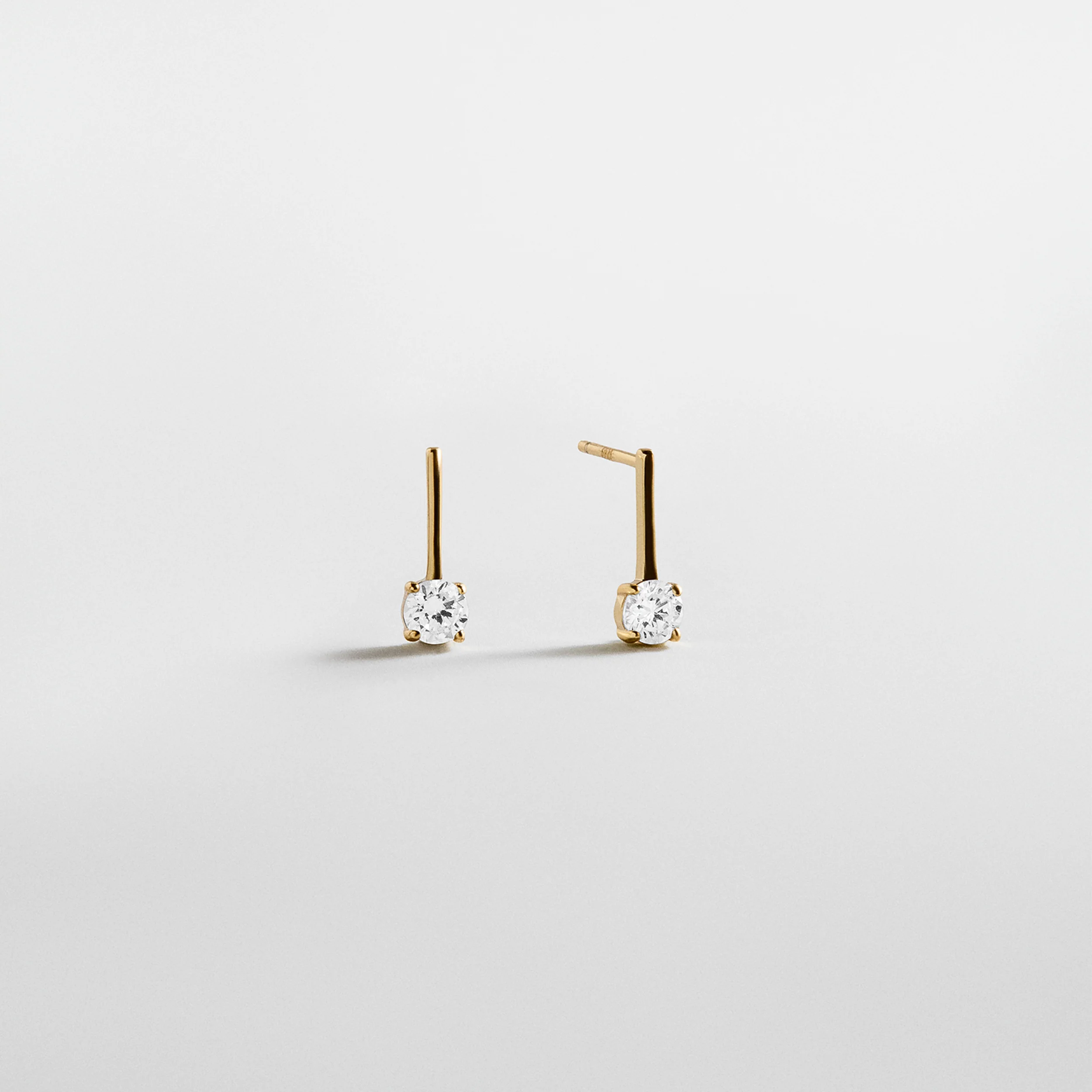 Kim 14K Gold Drop Earrings