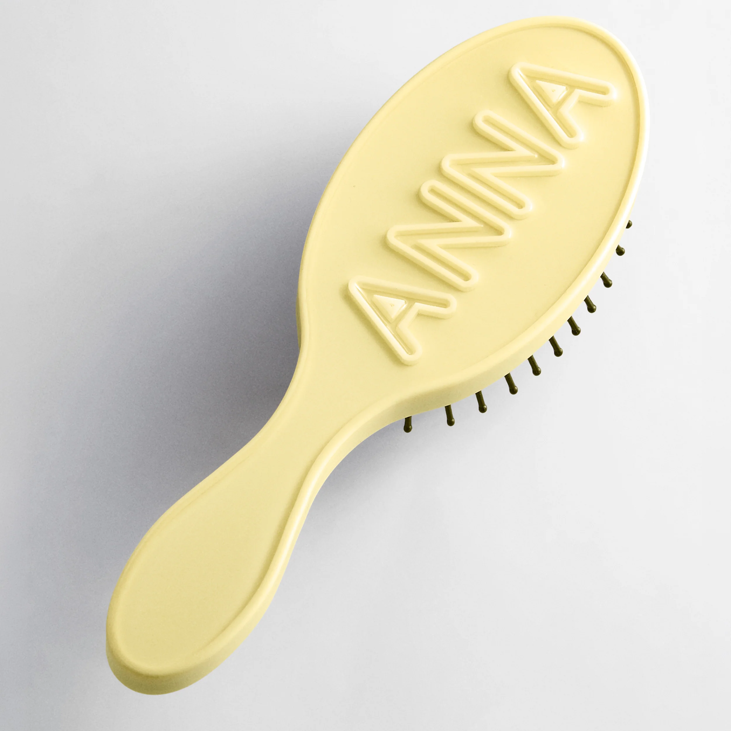 Mini Fine Line Custom Hair Brush - Butter Yellow