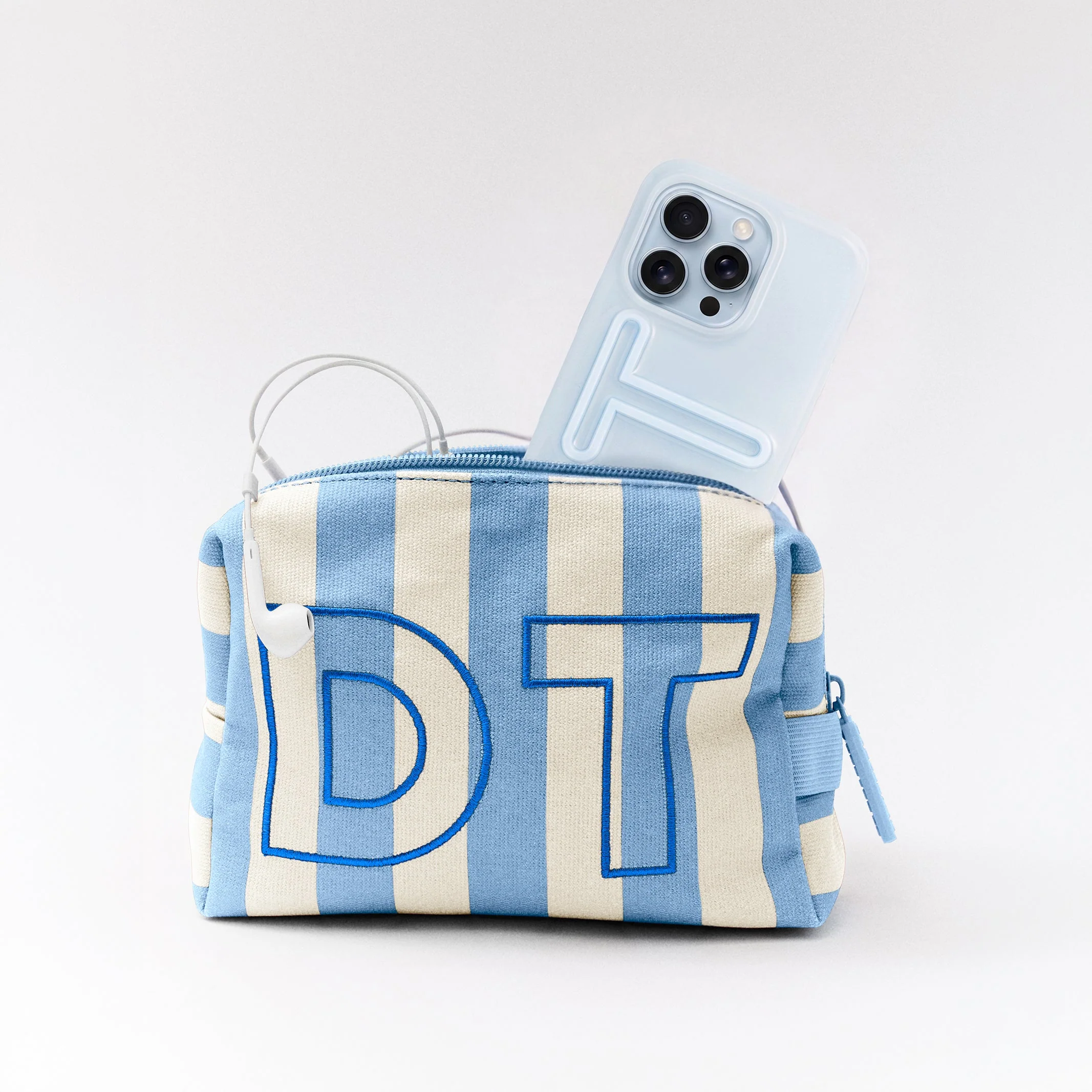 Striped Take It Away Custom Storage Pouch - Custom Marina