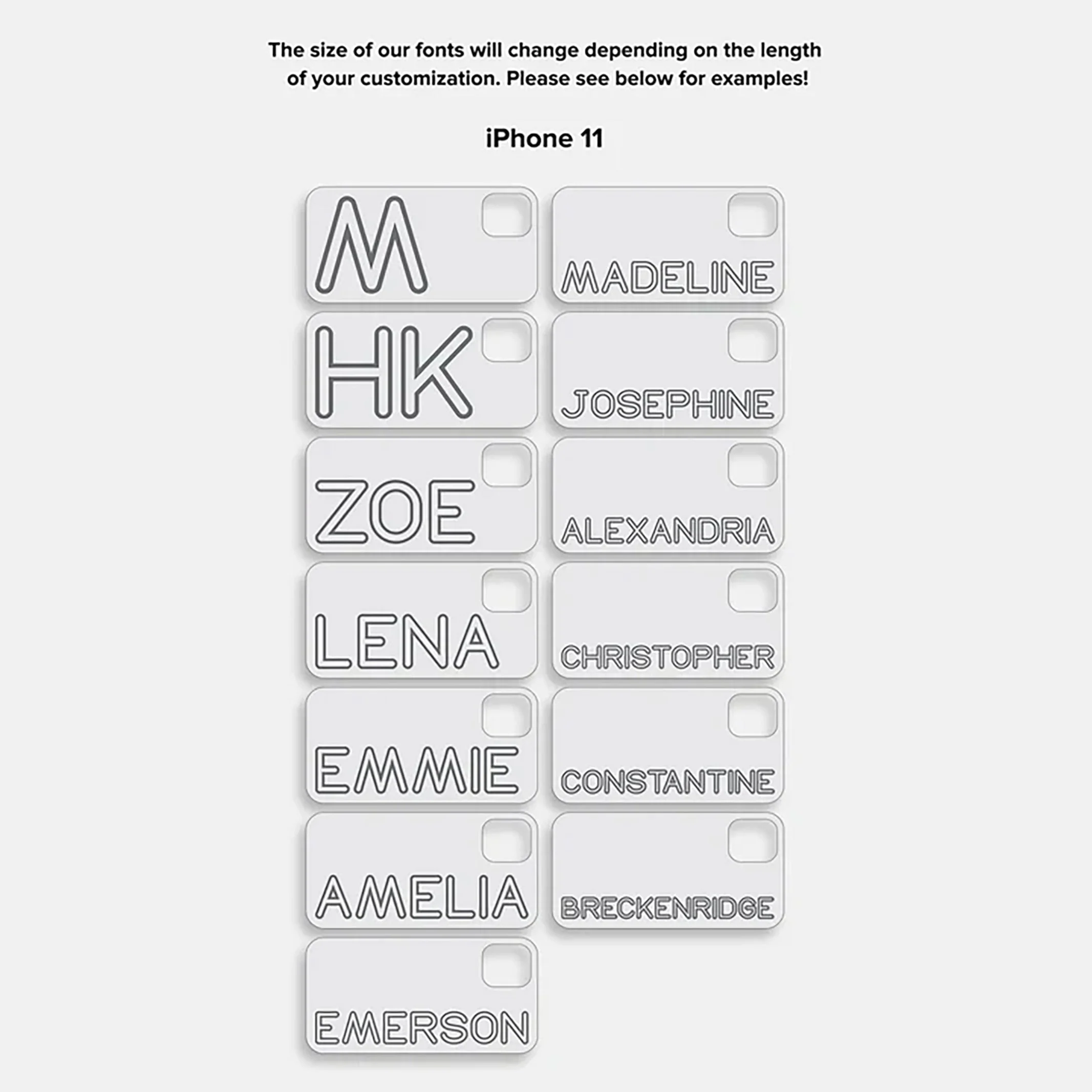 Fine Line Custom iPhone Case - Clear/Clear - Image 6