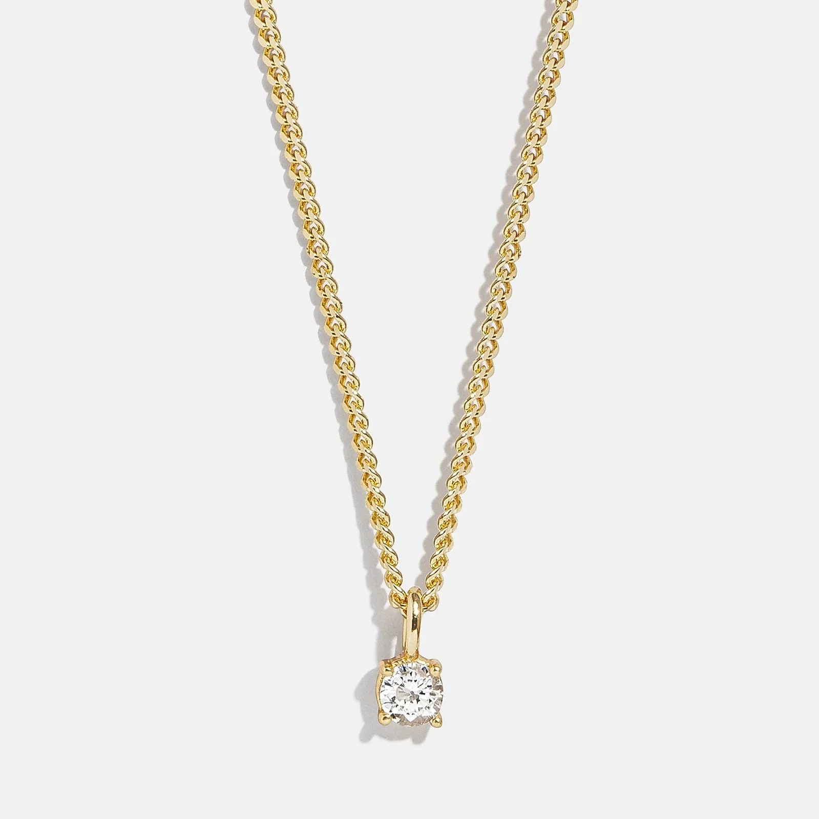 Victoria 18K Gold Necklace - Gold/Pavé