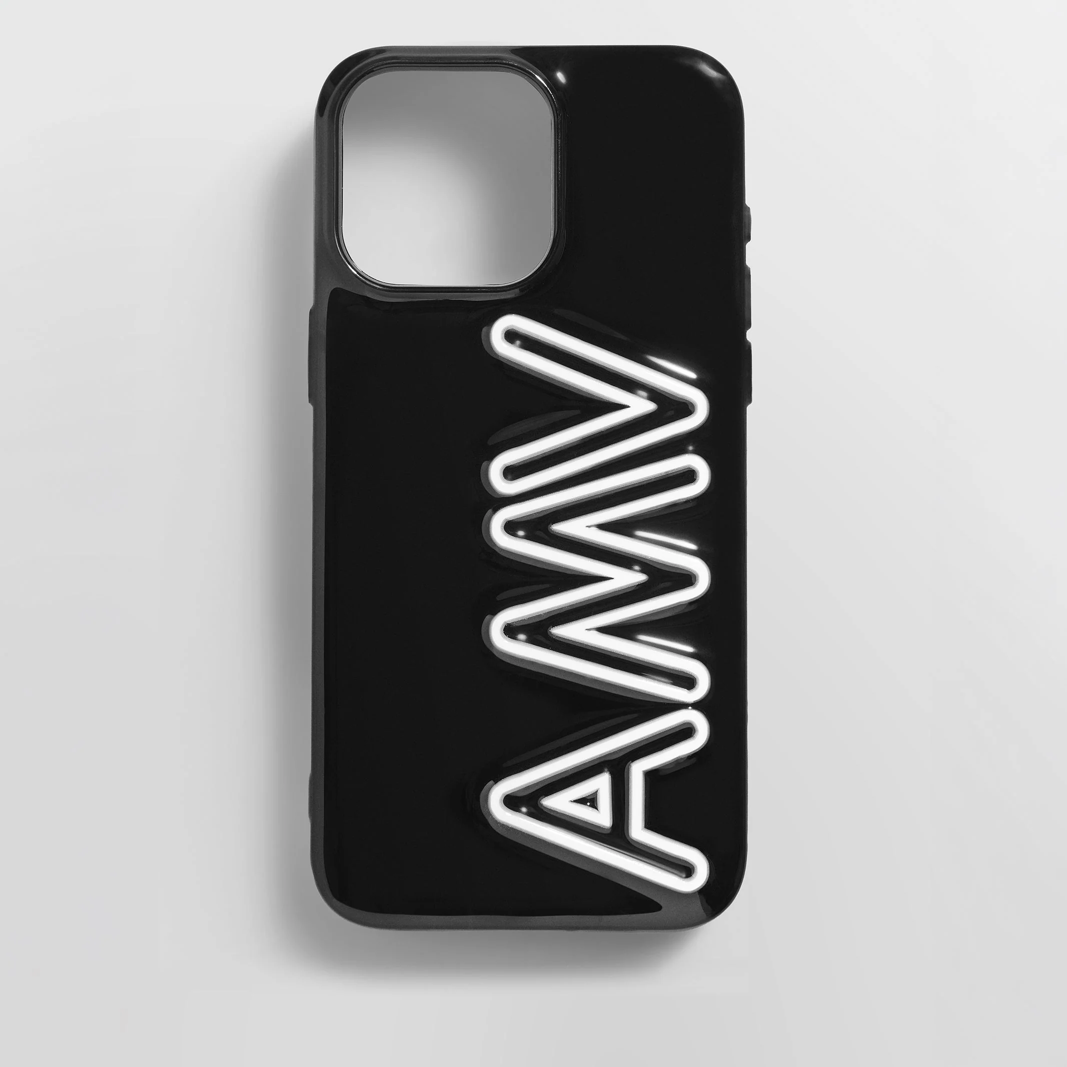 Fine Line Custom iPhone Case - Black/White