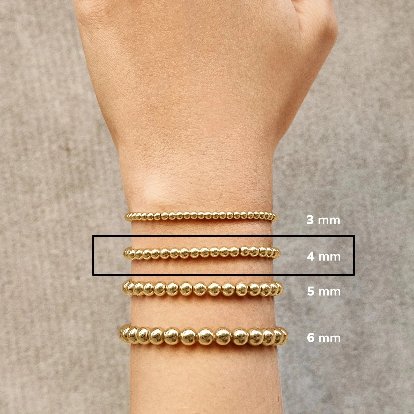 18K Gold Birthstone Pisa Bracelet - Aquamarine - Image 4