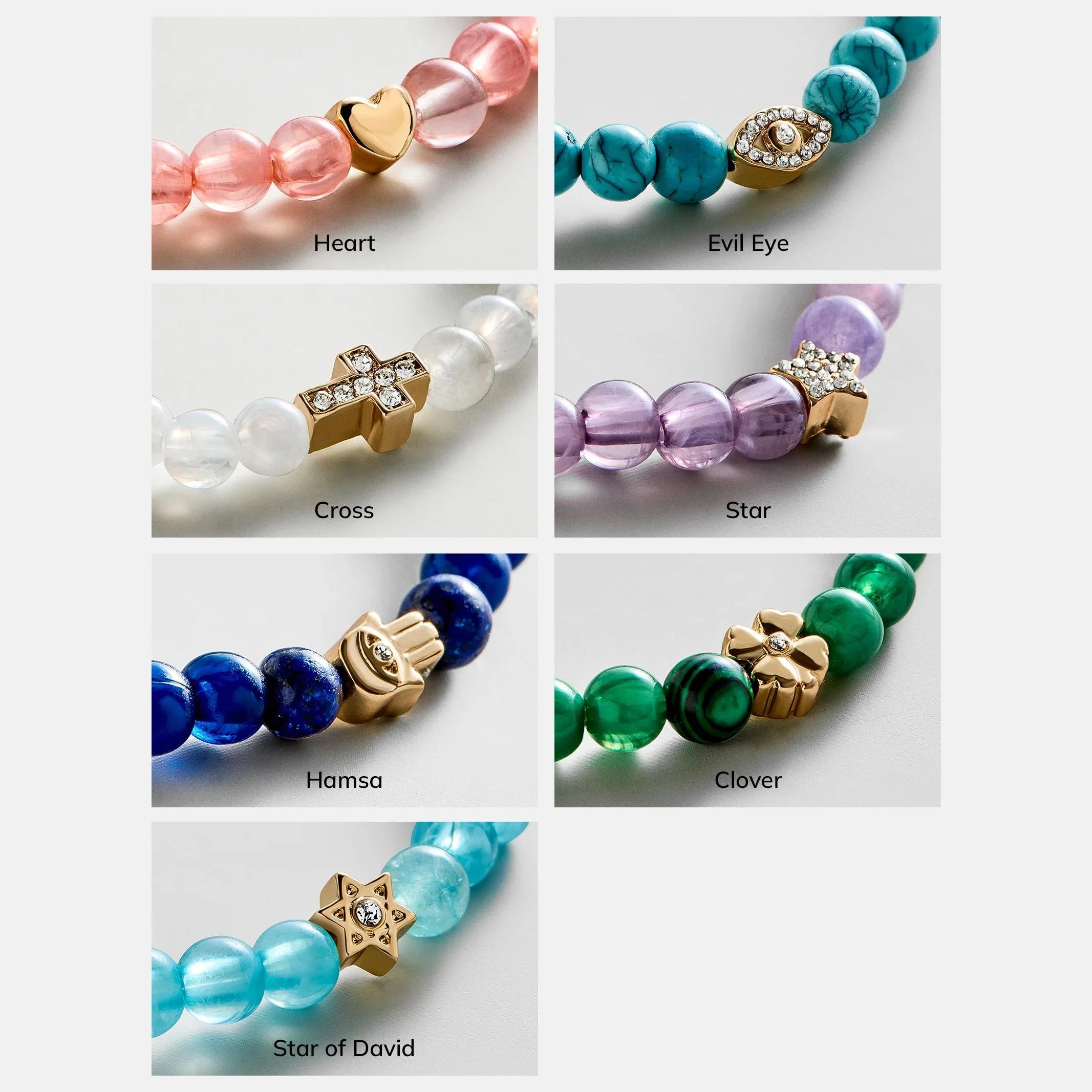 Peace of Mind Semi-Precious Bracelet - Star - Image 4
